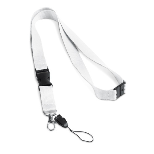 MURRAY. Lanyard de poliéster con mosquetón metálico