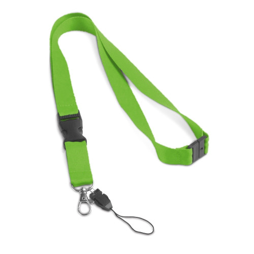 MURRAY. Lanyard de poliéster con mosquetón metálico