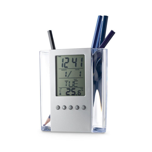 EDEM. Porta bolígrafos con pantalla LCD acrílica
