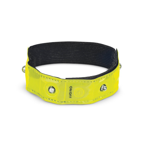 VISIBLE. Brazalete reflectante con 4 LED rojos