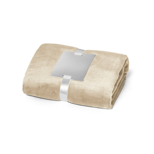 DYLEAF. Manta polar (240 g/m²) con cinta para tarjeta de personalización