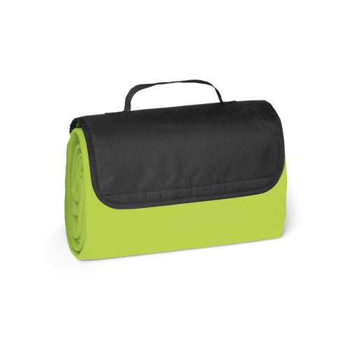 RILEY. Manta polar con asa de transporte y solapa (180 g/m²)