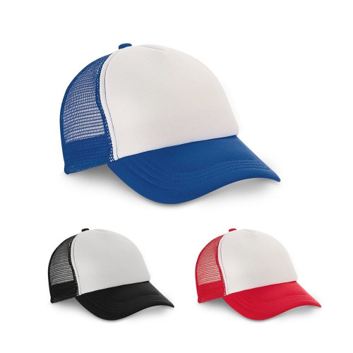 NICOLA. Gorro de poliéster y malla (150 g/m²)