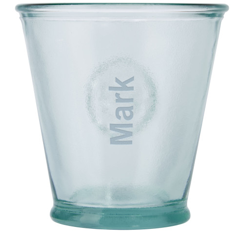 Juego de tres piezas de vidrio reciclado de 250ml Copa