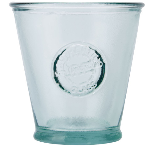Juego de tres piezas de vidrio reciclado de 250ml Copa