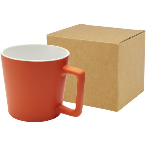Taza de cerámica de 370 ml con acabado mate "Cali"