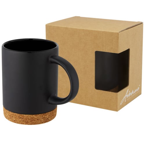 Taza de cerámica de 425 ml con base de corcho "Neiva"