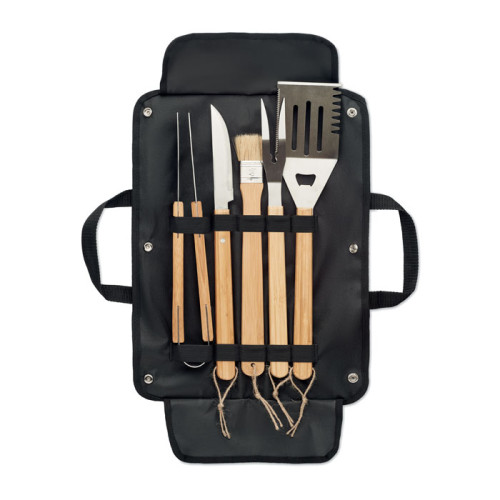 ALLIER Set 5 utensilios para barbacoa