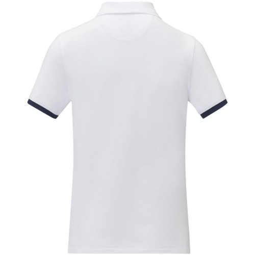 Polo de manga corta de dos tonos para mujer "Morgan"