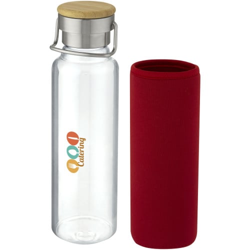 Botella de vidrio borosilicato con funda de neopreno de 660 ml "Thor"