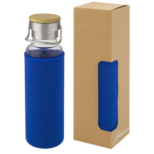 Botella de vidrio borosilicato con funda de neopreno de 660 ml "Thor"