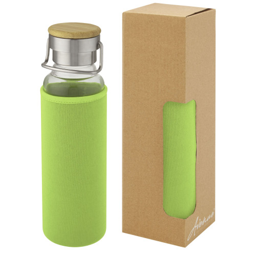 Botella de vidrio borosilicato con funda de neopreno de 660 ml "Thor"