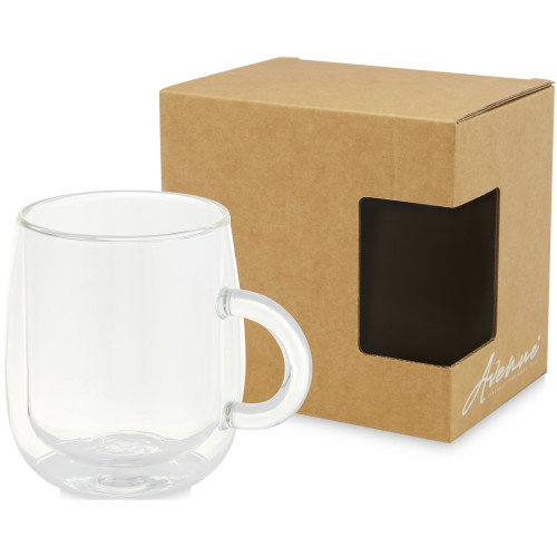 Taza de vidrio de 330 ml "Iris"