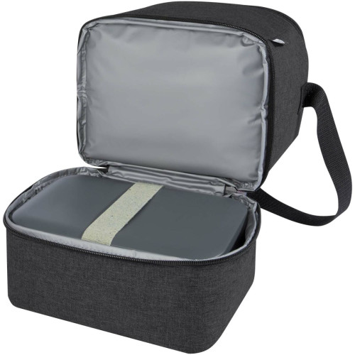 Bolsa isotérmica para almuerzo y 9 latas de PET reciclado GRS "Tundra"