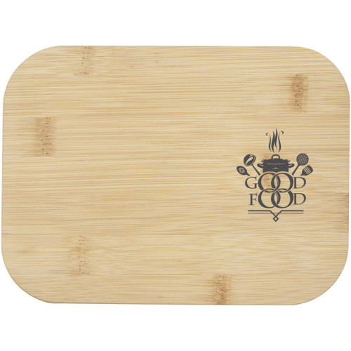 Fiambrera de vidrio con tapa de bambú "Roby"