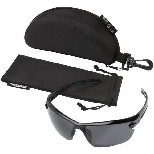 Gafas de sol deportivas polarizadas en estuche de PET reciclado "Mönch"