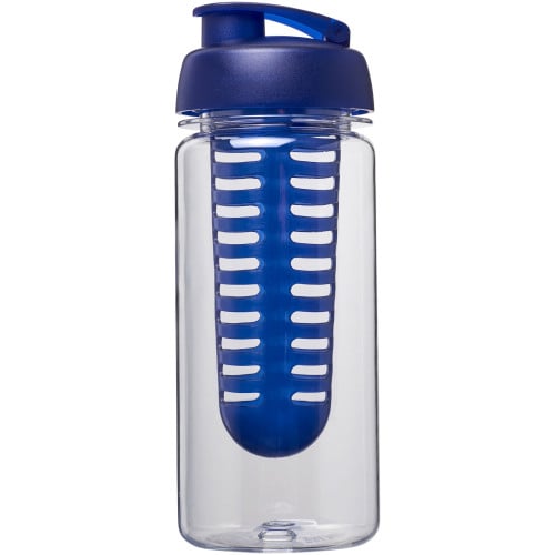 Bidón deportivo con tapa flip e infusor de 600 ml