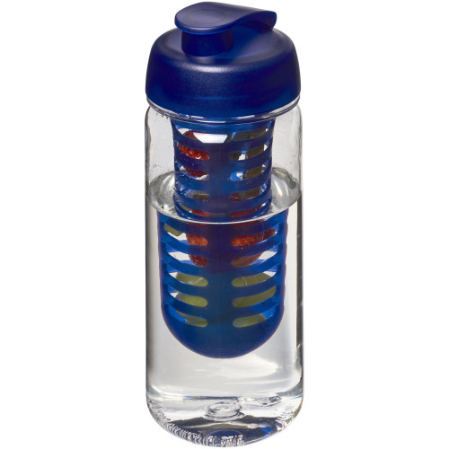 Bidón deportivo con tapa flip e infusor de 600 ml