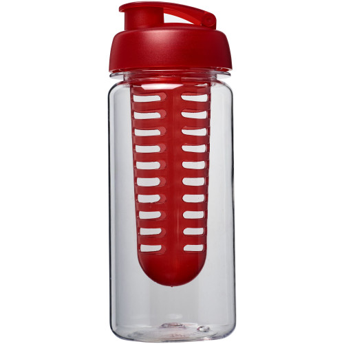 Bidón deportivo con tapa flip e infusor de 600 ml