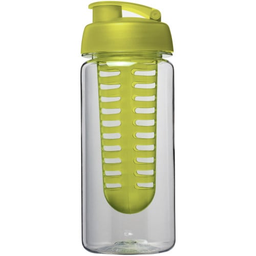 Bidón deportivo con tapa flip e infusor de 600 ml