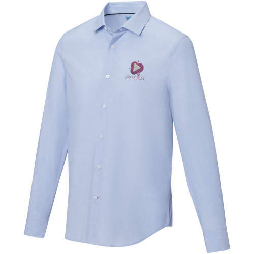Camisa orgánica de manga larga para hombre