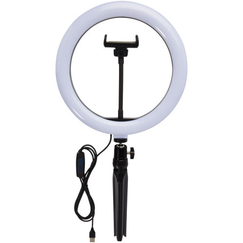 Aro de luz para selfies y vlogging con soporte para teléfono y trípode "Studio"