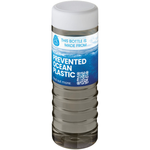 Bidón con tapa de rosca de 750 ml H2O Active® "Eco Treble"