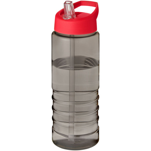 Bidón deportivo con tapa con boquilla de 750 ml "H2O Active® Eco Treble" 