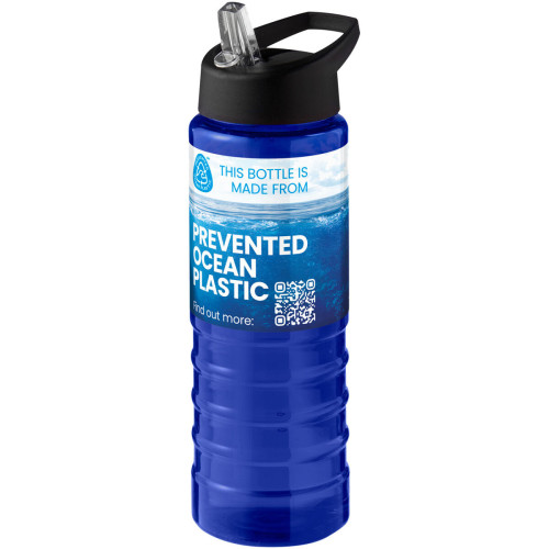 Bidón deportivo con tapa con boquilla de 750 ml "H2O Active® Eco Treble" 