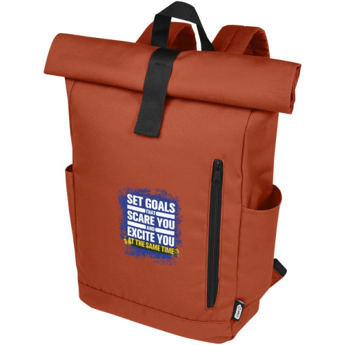 Mochila enrollable de 15,6" GRS RPET de 18 L "Byron"