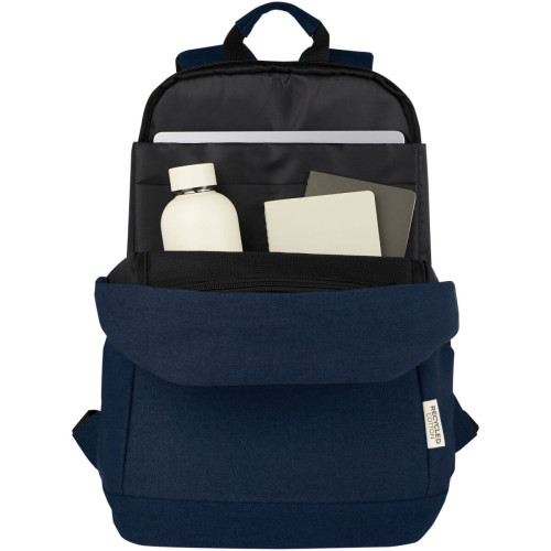 Mochila antirrobo de 18 L para portátil de 15,6" de lona reciclada GRS "Joey"