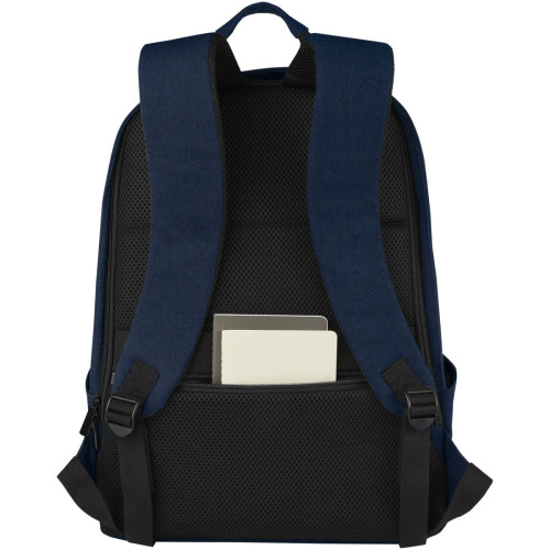 Mochila antirrobo de 18 L para portátil de 15,6" de lona reciclada GRS "Joey"
