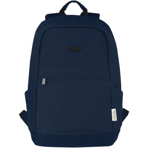 Mochila antirrobo de 18 L para portátil de 15,6" de lona reciclada GRS "Joey"