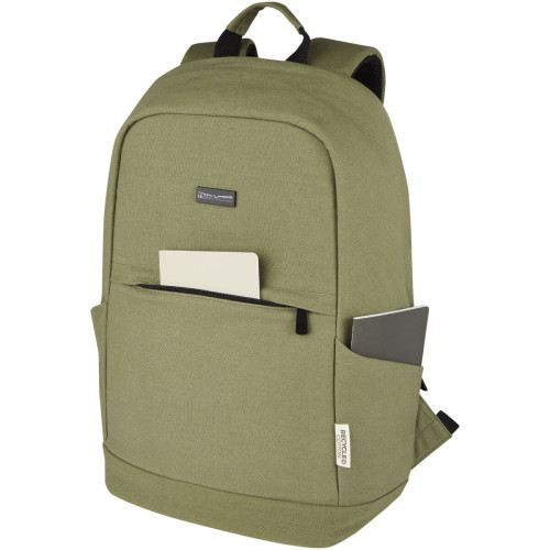 Mochila antirrobo de 18 L para portátil de 15,6" de lona reciclada GRS "Joey"