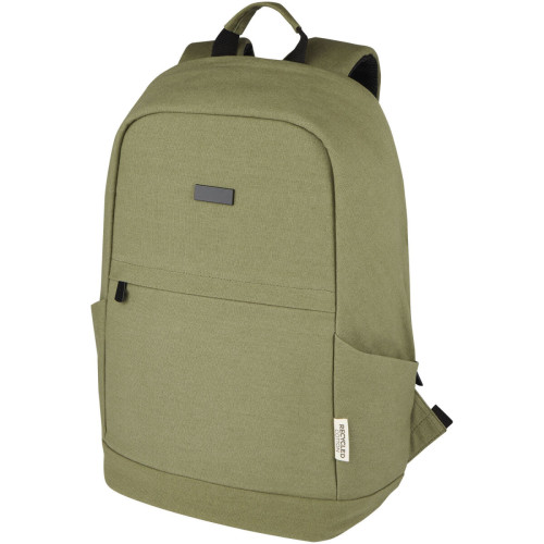 Mochila antirrobo de 18 L para portátil de 15,6" de lona reciclada GRS "Joey"