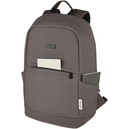 Mochila antirrobo de 18 L para portátil de 15,6" de lona reciclada GRS "Joey"