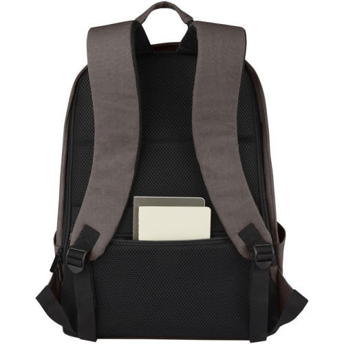 Mochila antirrobo de 18 L para portátil de 15,6" de lona reciclada GRS "Joey"