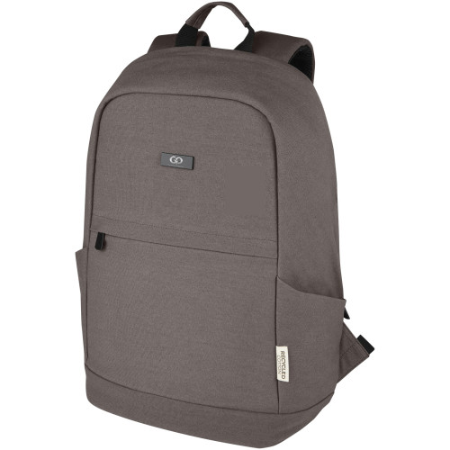 Mochila antirrobo de 18 L para portátil de 15,6" de lona reciclada GRS "Joey"
