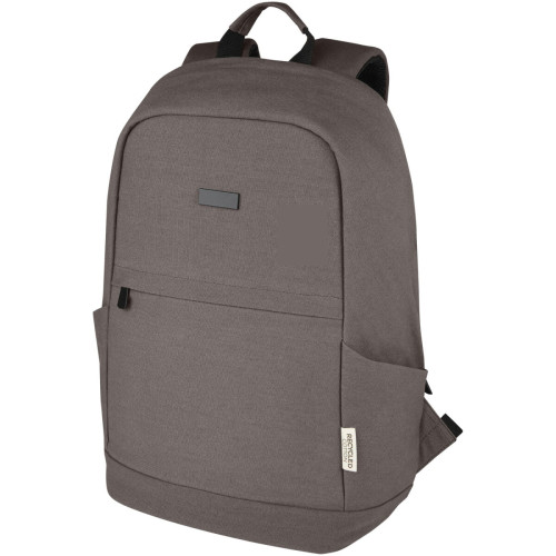 Mochila antirrobo de 18 L para portátil de 15,6" de lona reciclada GRS "Joey"