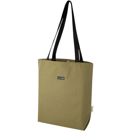 Bolsa Tote versátil de lona reciclada GRS de 14 l "Joey"