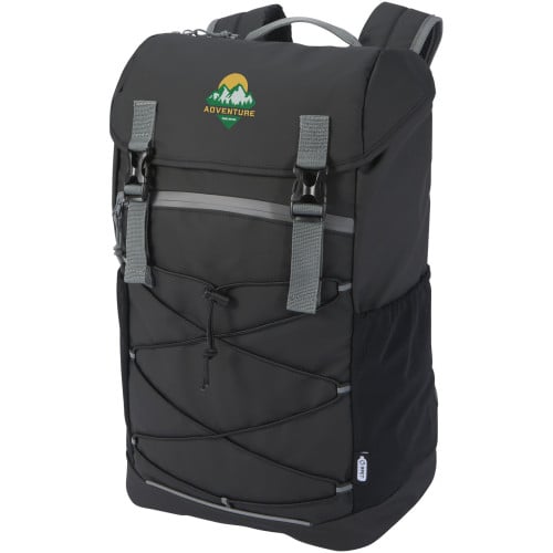 Mochila para portátil de 15,6" de material reciclado GRS resistente al agua de 23 l "Aqua"