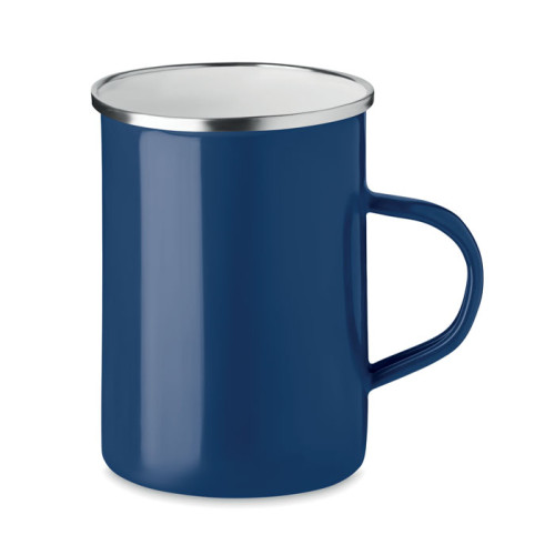 SILVER Taza metal con capa de esmalte