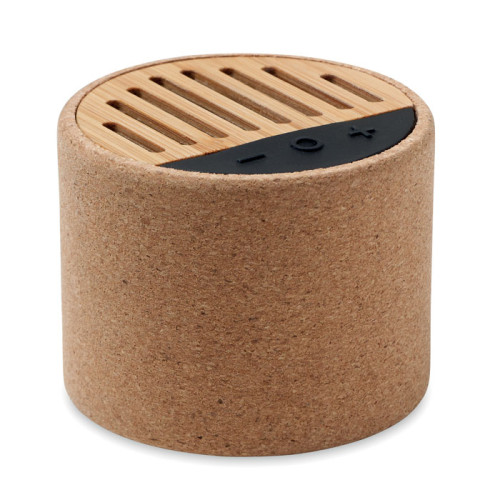 ROUND + Altavoz redondo de corcho