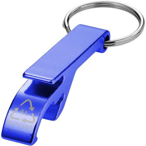 Abridor para botellas y latas de aluminio reciclado RCS y con llavero "Tao" 