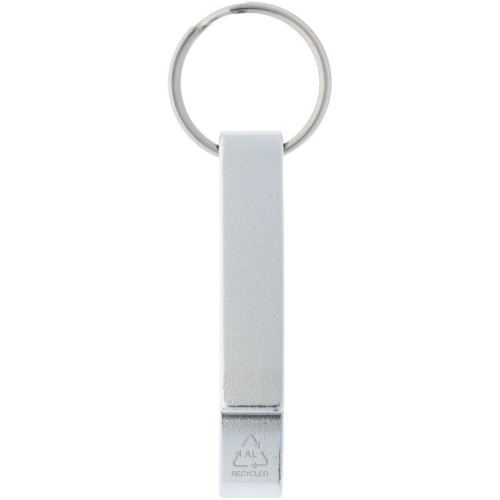 Abridor para botellas y latas de aluminio reciclado RCS y con llavero "Tao" 