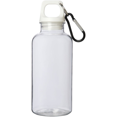Bidón de 400 ml de plástico reciclado con mosquetón y certificación RCS "Oregon"