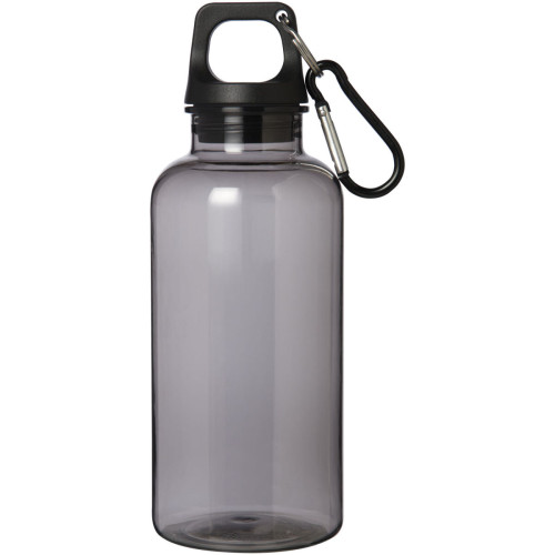 Bidón de 400 ml de plástico reciclado con mosquetón y certificación RCS "Oregon"