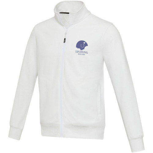 Sudadera unisex con cremallera completa de material reciclado  Aware™ "Galena"