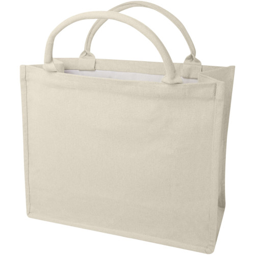 Bolsa Tote cuadrada de 500 g/m² con material reciclado Aware™ "Page"