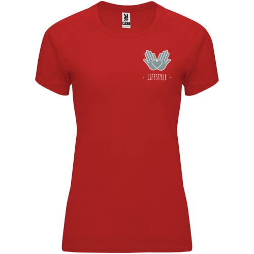 Camiseta deportiva de manga corta para mujer "Bahrain"